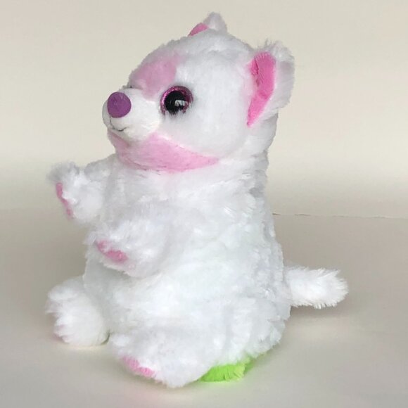 🔥3 For $20🔥New w/Tag Cat Green/White Reversible Plush Switch-A-Rooz 8" (20cm) - Picture 14 of 15